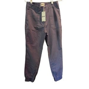 Pact woven twill utility joggers